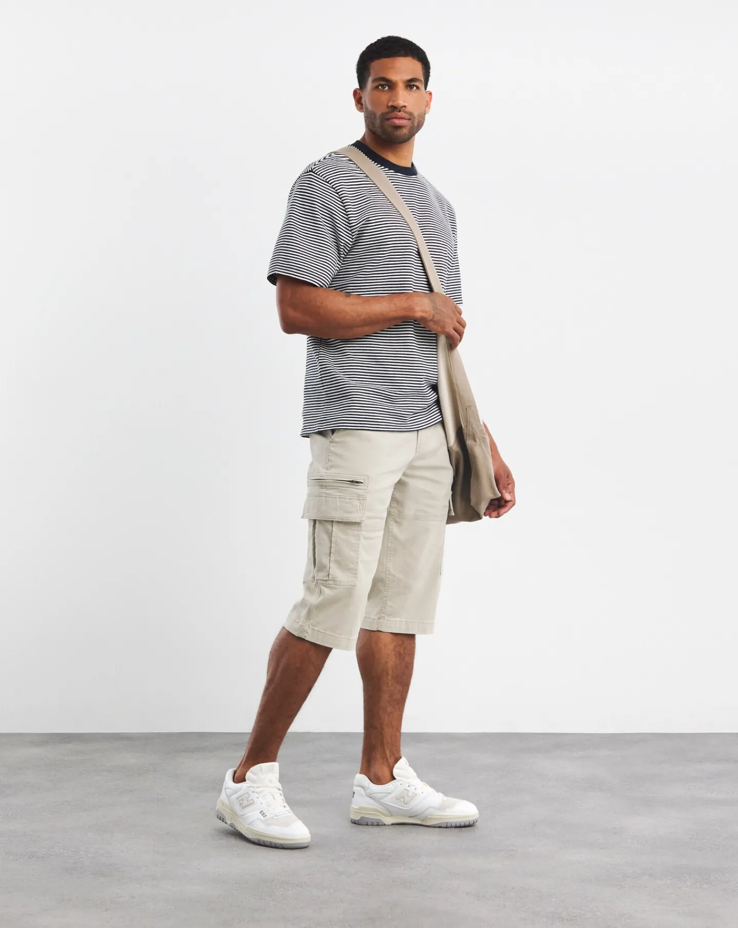Jacamo 3/4 Length Twill Cargo Short