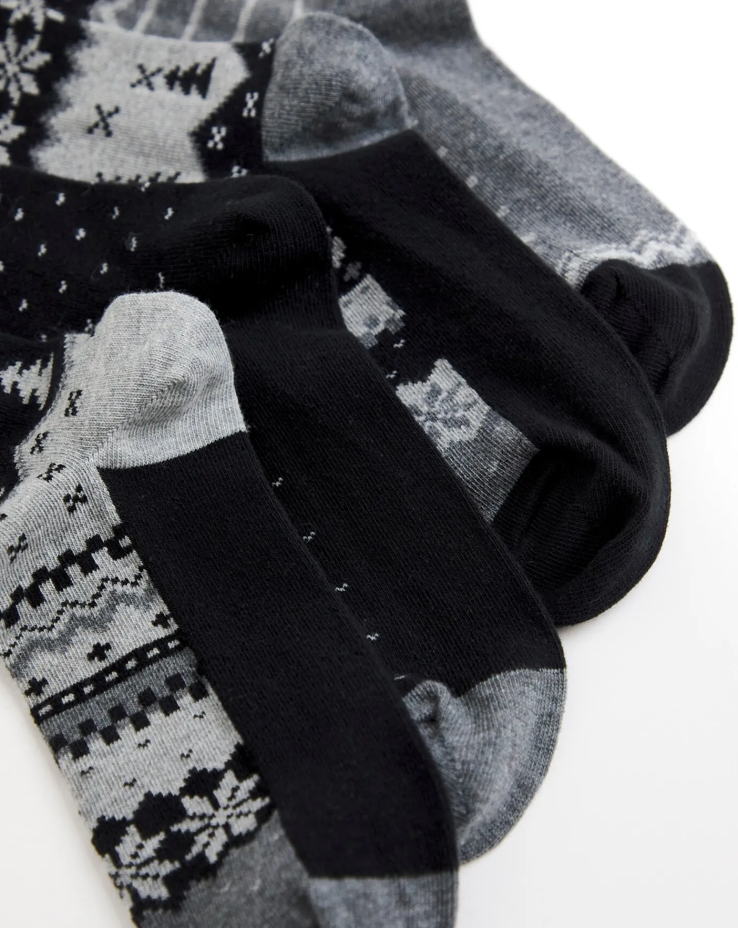 Jacamo 4 Pack Fairisle Socks