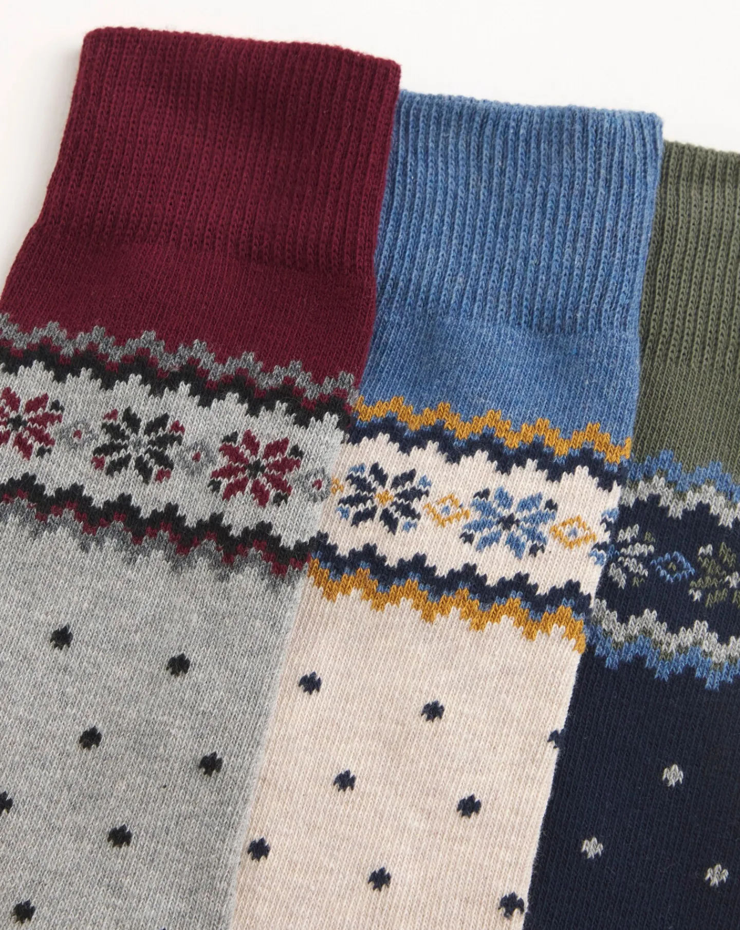 Jacamo 3 Pack Fairisle Socks