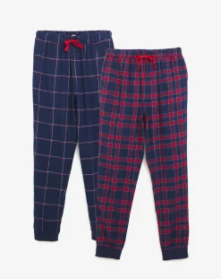 Jacamo 2 Pack Fleece Lounge Pants
