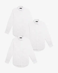 Jacamo 3 Pack Long Sleeve Formal Shirt Long
