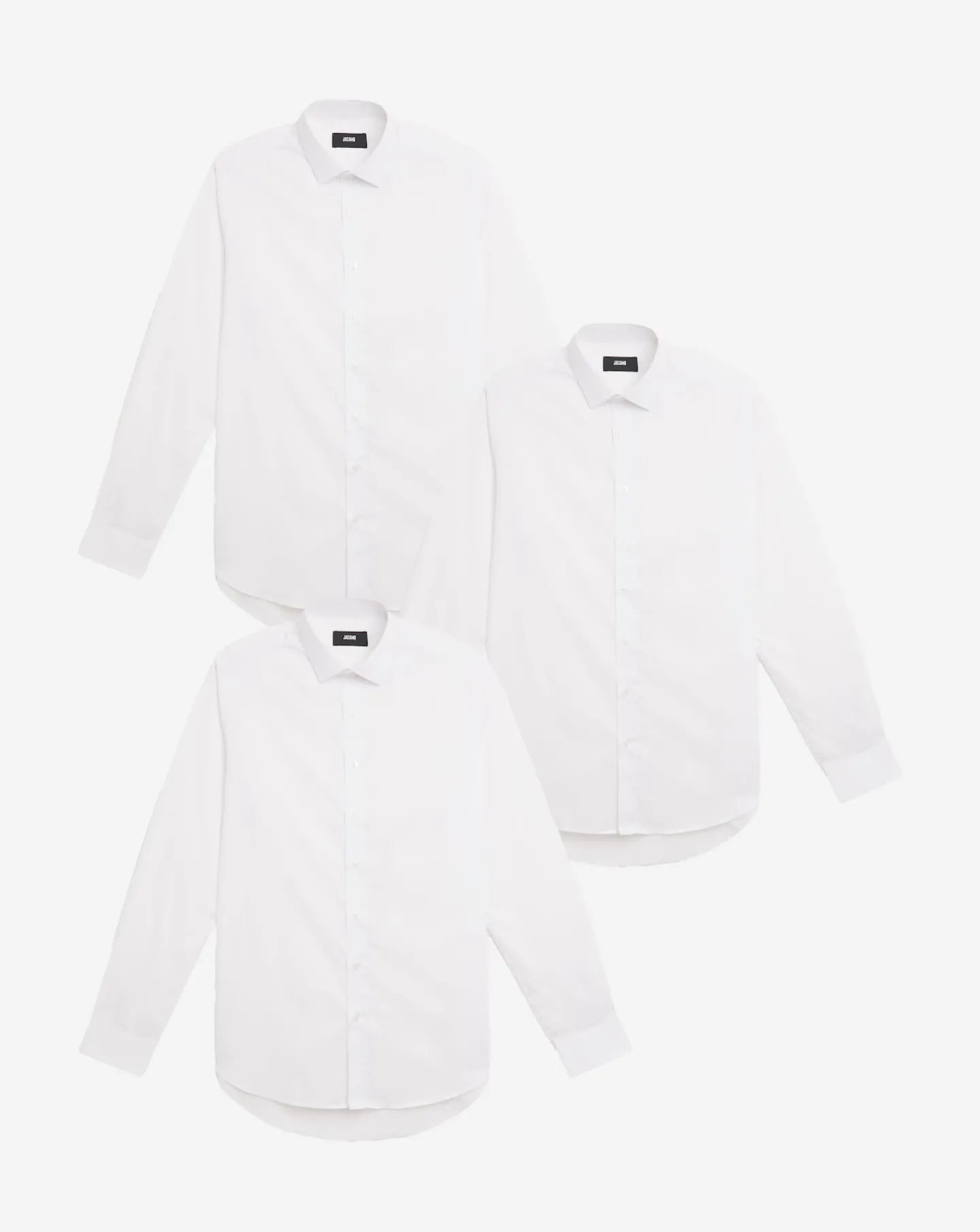 Jacamo 3 Pack Long Sleeve Formal Shirt Long