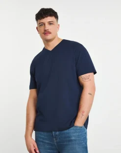 Jacamo 5 Pack V Neck T-Shirts Long