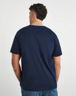 Jacamo 5 Pack V Neck T-Shirts Long