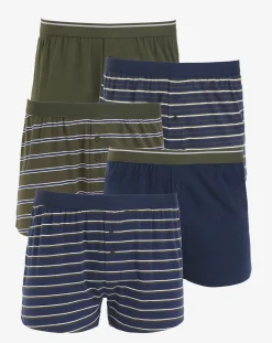 Jacamo 5 Pack Stripe Loose Boxers
