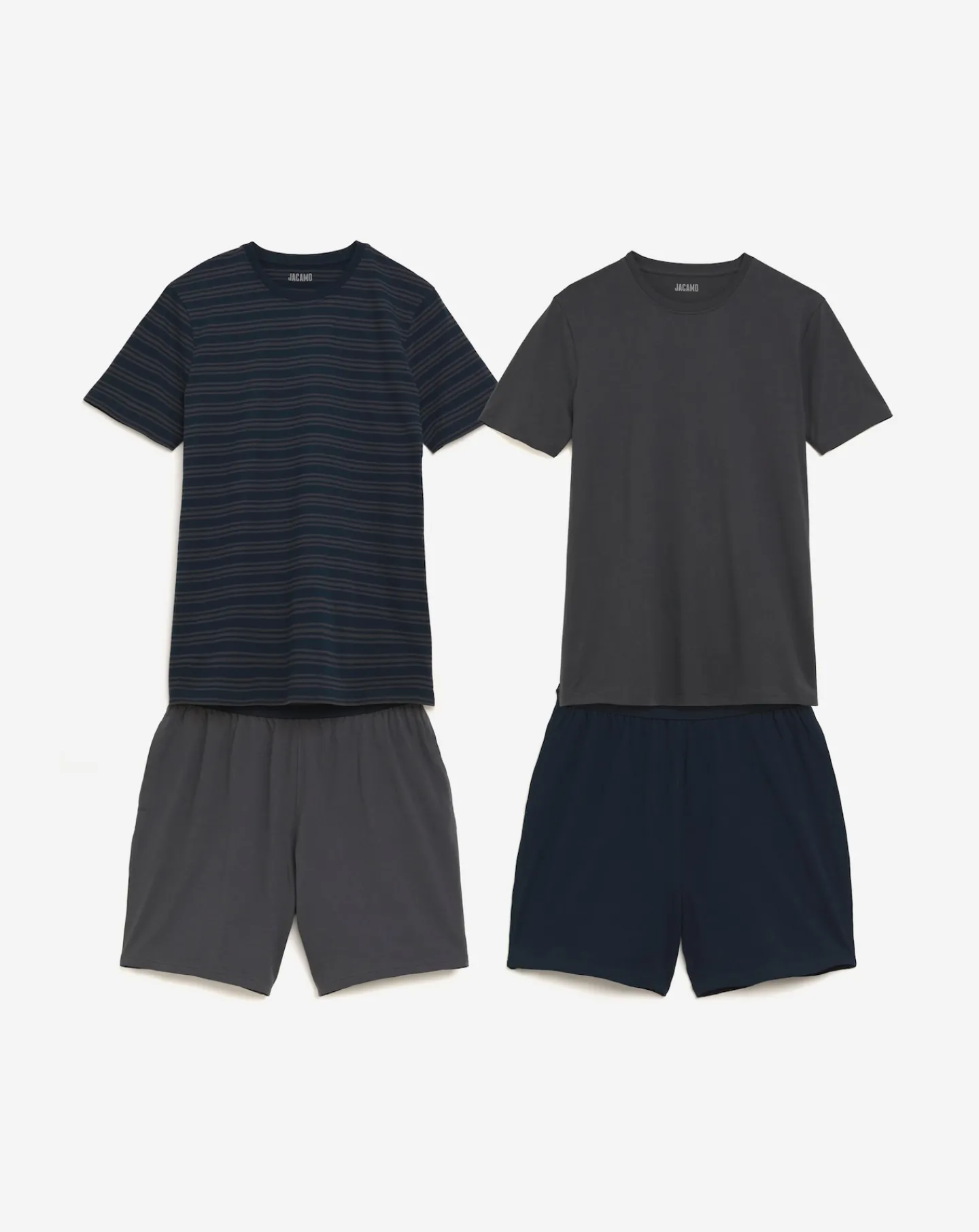 Jacamo 2 Pack Stripe PJ Set