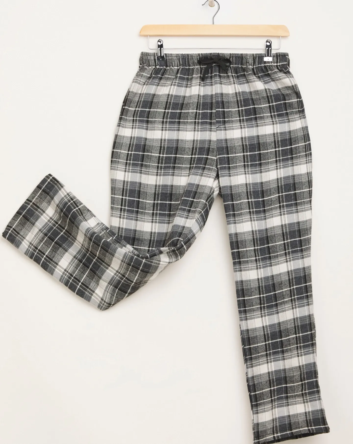 Jacamo 2 Pack Woven Check Pyjama Bottoms
