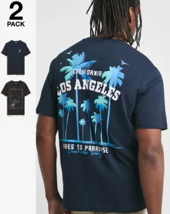 Jacamo 2 Pk Graphic T-Shirts