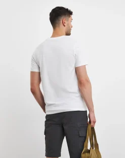 Jacamo 5 Pk Pure Cotton Crew Neck T-Shirts Long