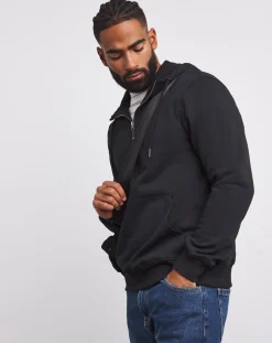 Jacamo 1/4 Zip Hoodie Long