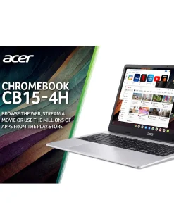acer 315 Touch Intel Pentium 4GB/128GB 15.6in FHD Chromebook -