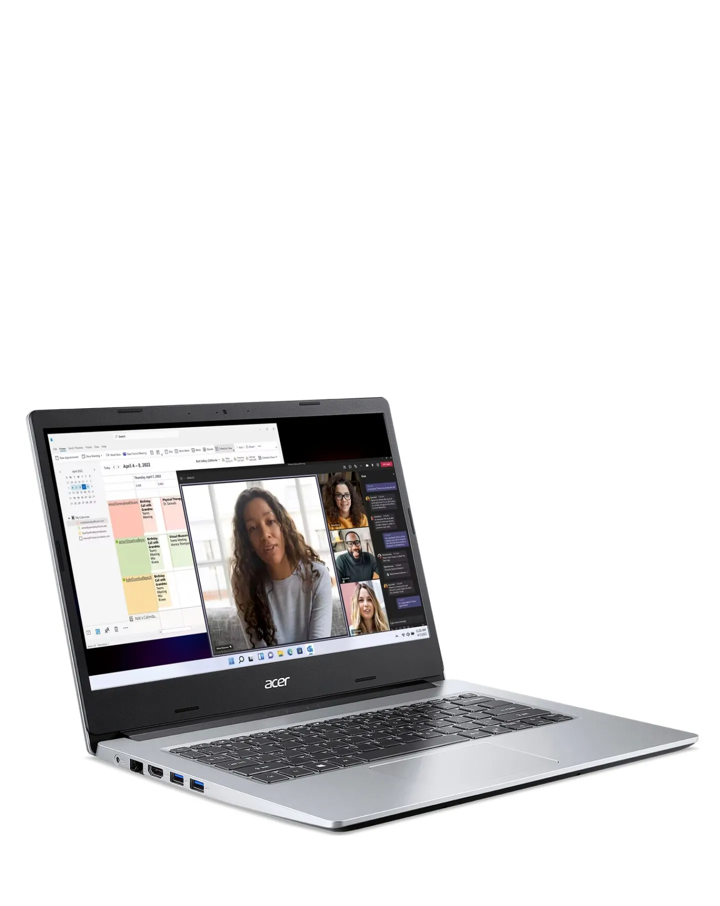 acer Aspire 1 Laptop - 14in HD Intel Celeron N4500 4GB 64GB
