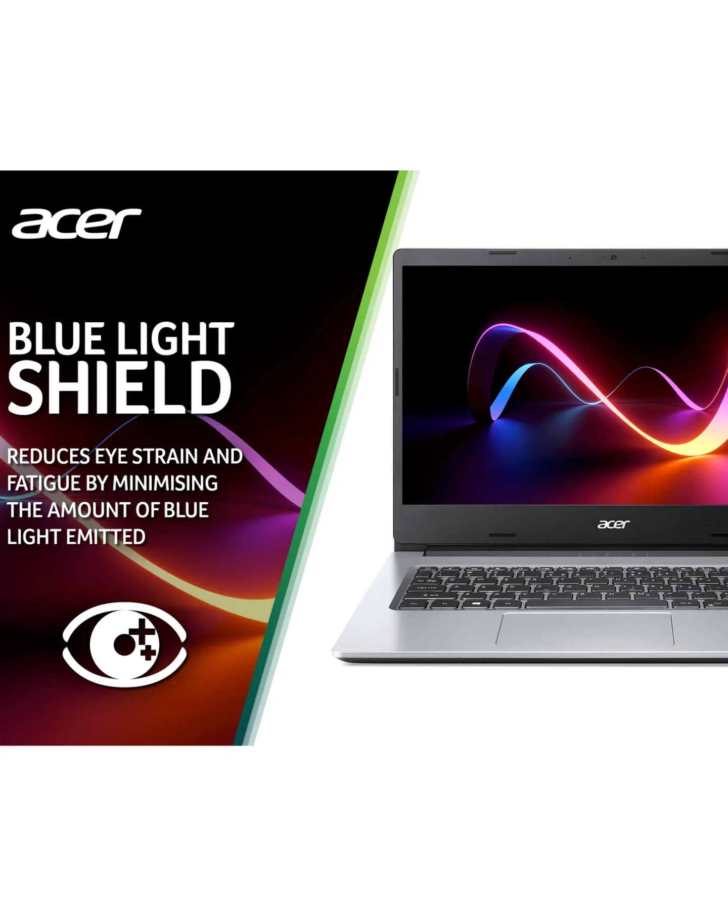 acer Aspire 1 Laptop - 14in HD Intel Celeron N4500 4GB 64GB