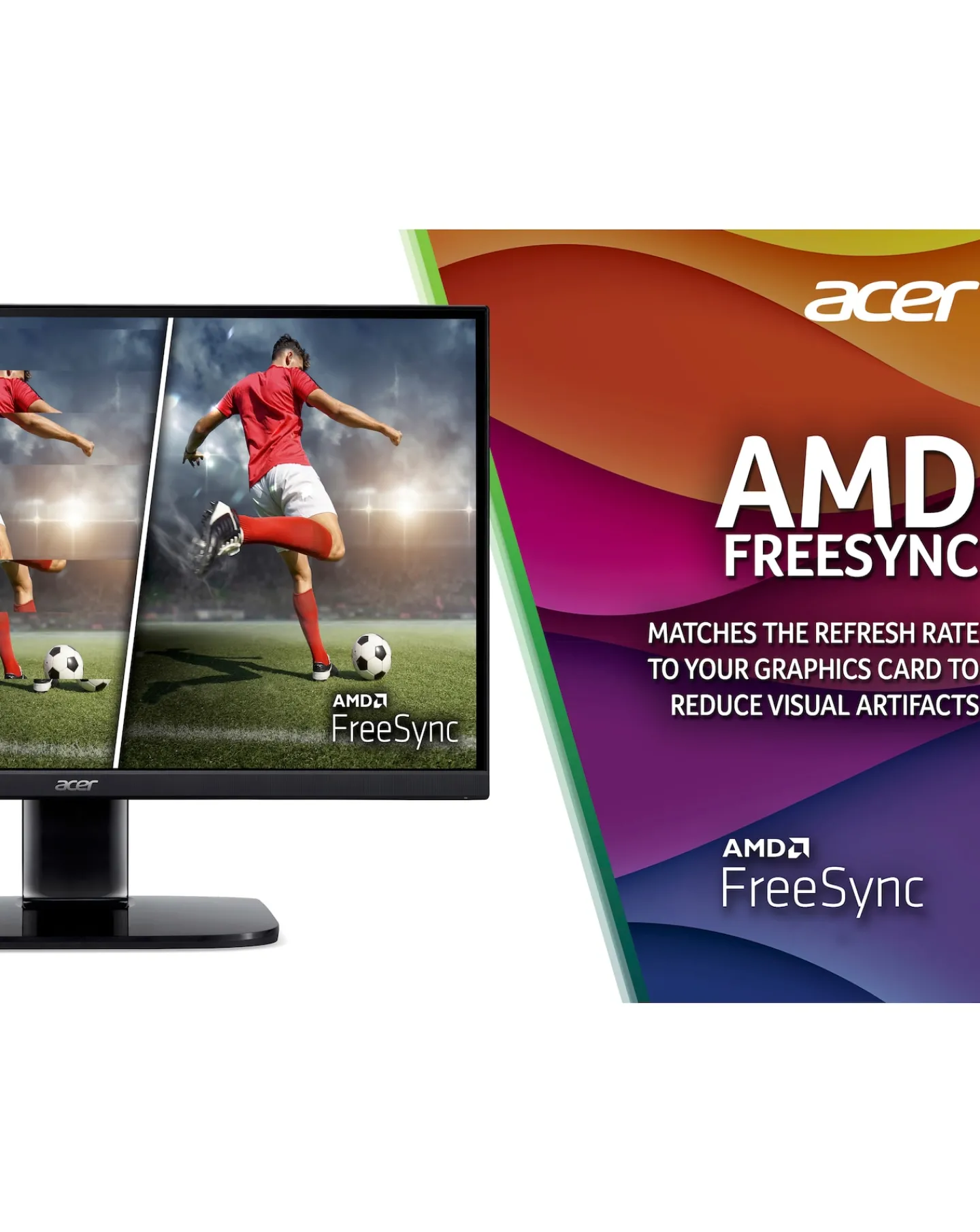 acer KA2 23.8in FHD ZeroFrame 100Hz 4ms Monitor with FreeSync
