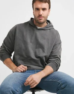Jacamo Acid Wash Oversized Hoodie