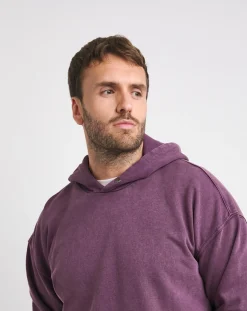 Jacamo Acid Wash Oversized Hoodie