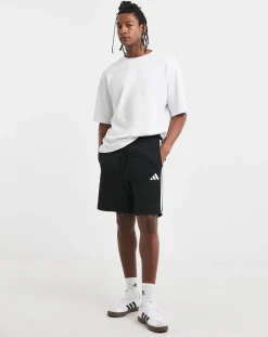 adidas 3 Stripes Fleece Shorts