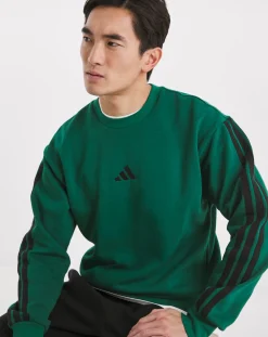 adidas 3 Stripes Fleece Sweatshirt