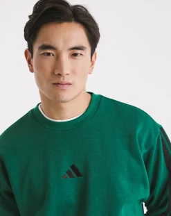 adidas 3 Stripes Fleece Sweatshirt
