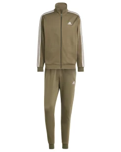 adidas 3 Stripes Fleece Tracksuit