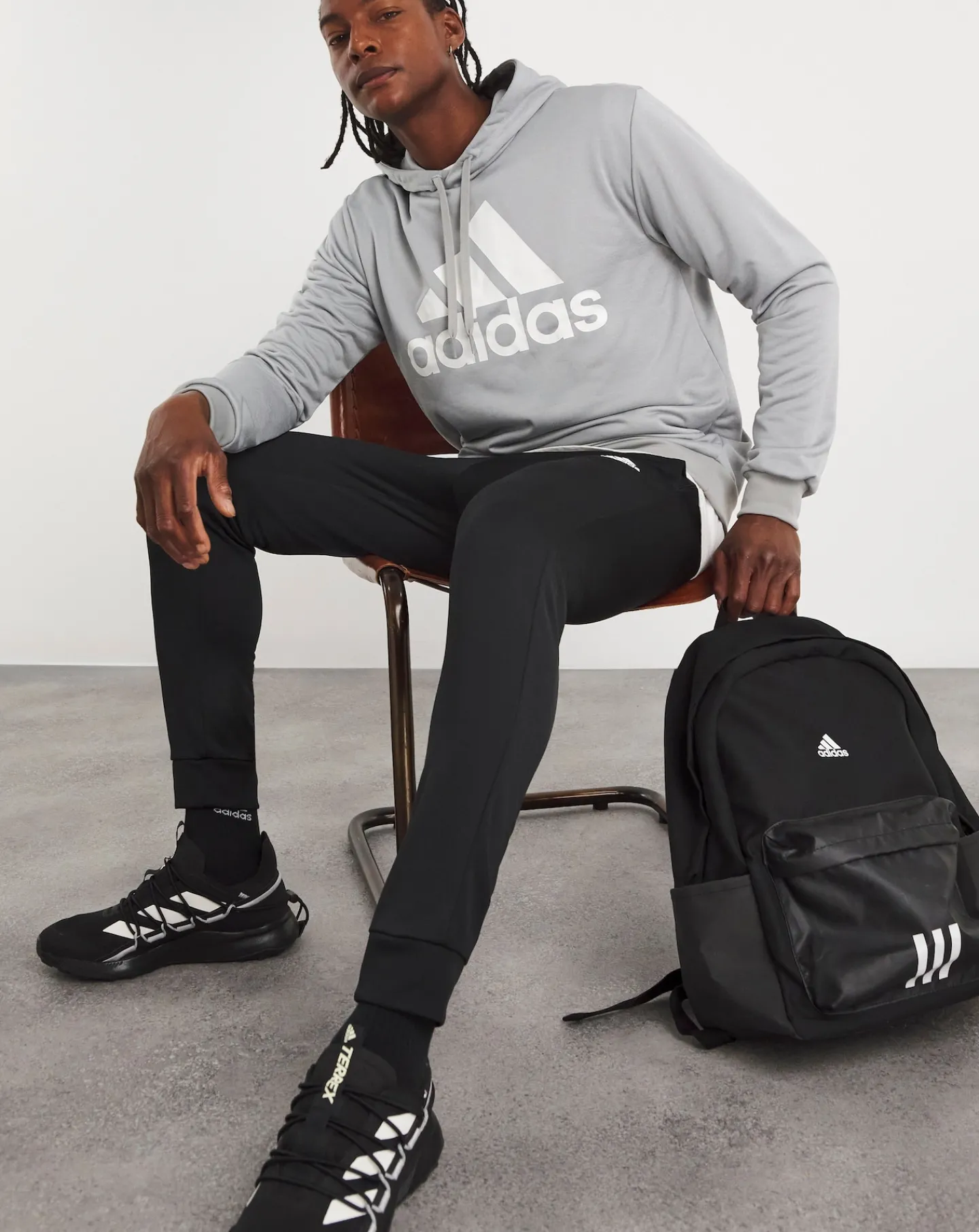 adidas French Terry Hooded Tracksuit