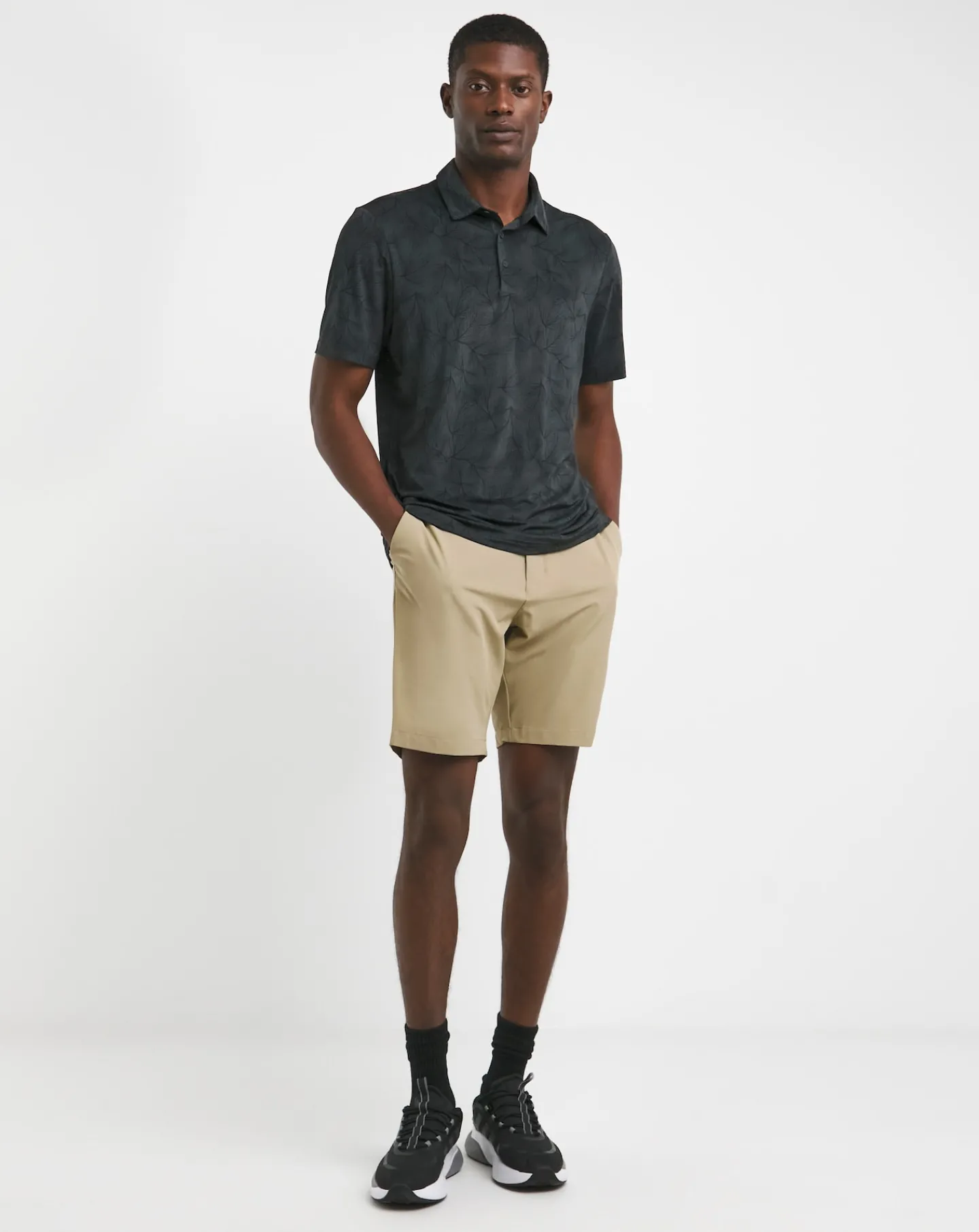 ADIDAS GOLF Ultimate365 Mesh Print Polo Shirt