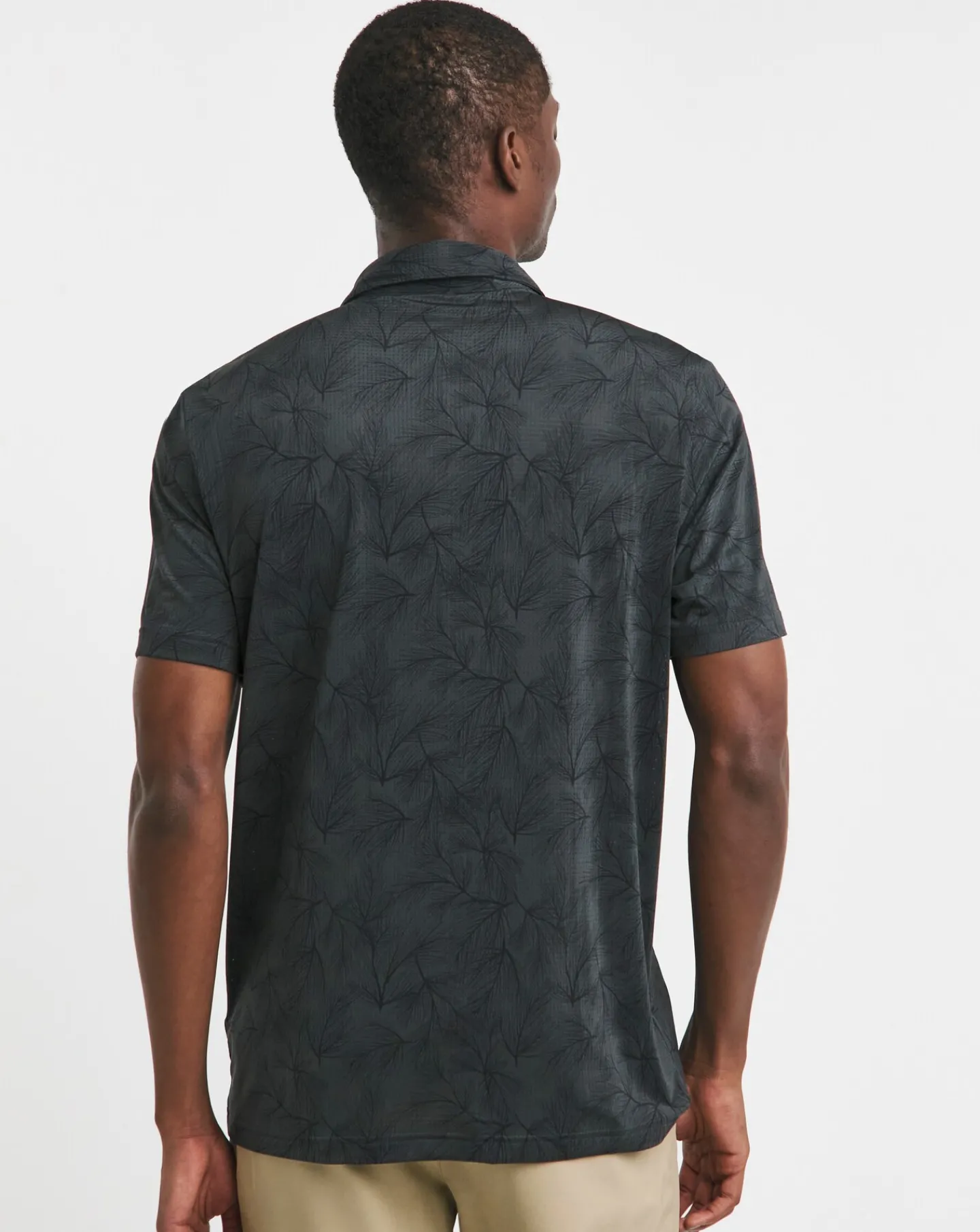 ADIDAS GOLF Ultimate365 Mesh Print Polo Shirt