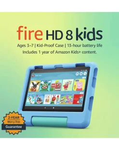 Amazon Fire HD 8 Kids Edition 8in 32GB Age 3-7 Tablet -