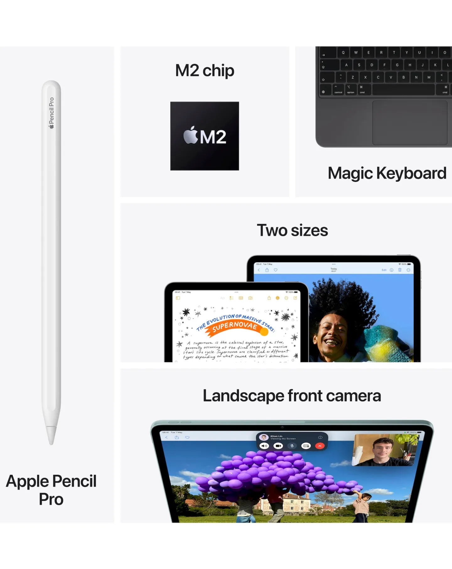 Apple iPad Air (M2, 2024) 11inch Wi-Fi 128GB - Space Grey