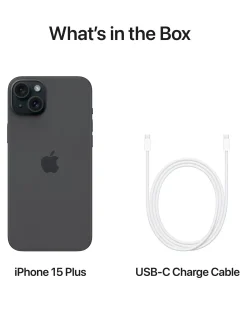 Apple iPhone 15 Plus 128GB - Black