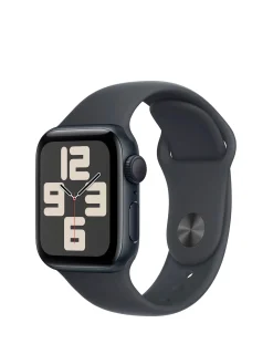 Apple Watch SE GPS 40mm Midnight Aluminium Case with Midnight Sport Band - S/M