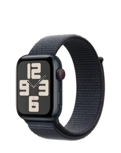 Apple Watch SE GPS/Cellular 44mm Midnight Aluminium Case with Ink Sport Loop