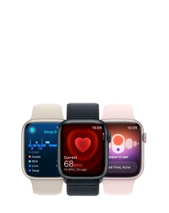 Apple Watch Series 9 GPS 45mm Aluminium Case, Light Sport Band - S/M