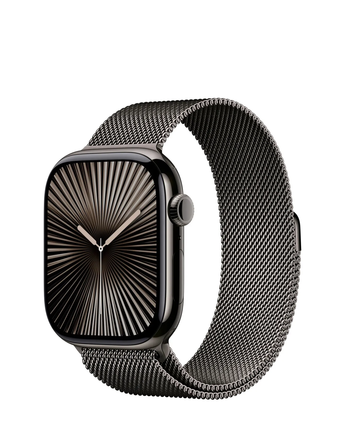 Apple Watch Series 10 GPS/Cellular 46mm Slate Titanium Case, Milanese Loop - S/M