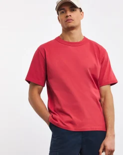 Armor Lux Classic Crew Neck Red T-Shirt