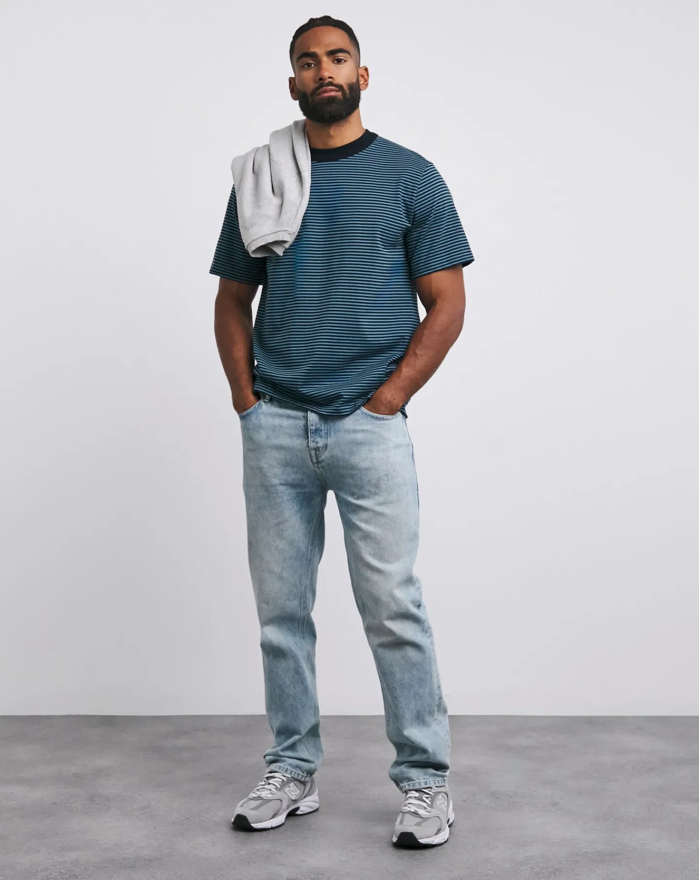 Armor Lux Hertiage Stripe Crew Neck T-Shirt