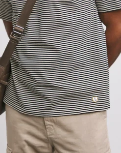Jacamo Armor Lux Hertiage Stripe Crew Neck T-Shirt