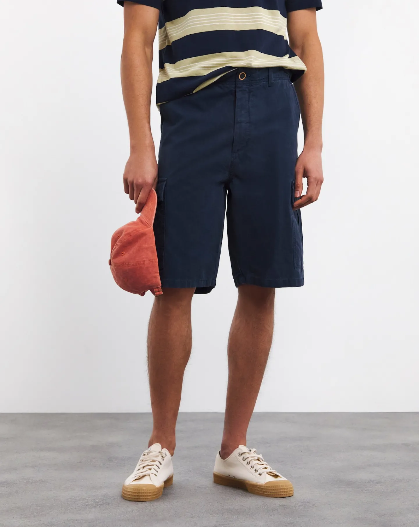 Armor Lux Navy Cargo Shorts