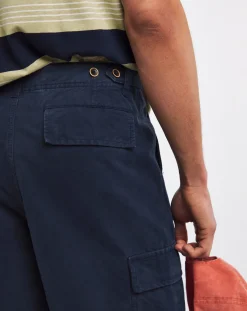 Armor Lux Navy Cargo Shorts