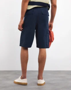 Armor Lux Navy Cargo Shorts
