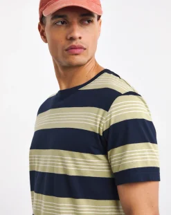 Armor Lux Striped Crew Neck T-Shirt