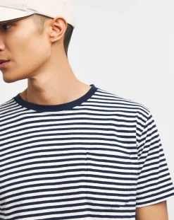 Armor Lux Striped Pocket T-Shirt