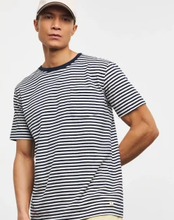 Armor Lux Striped Pocket T-Shirt