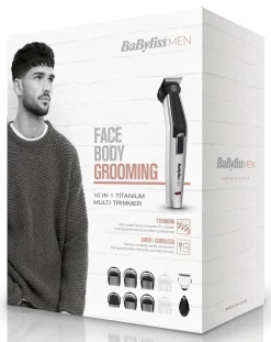 BaByliss 7255U 10-in-1 Titanium Multi Trimmer Kit