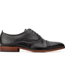 Base London Cast Waxy Lace Up Brogue Shoe
