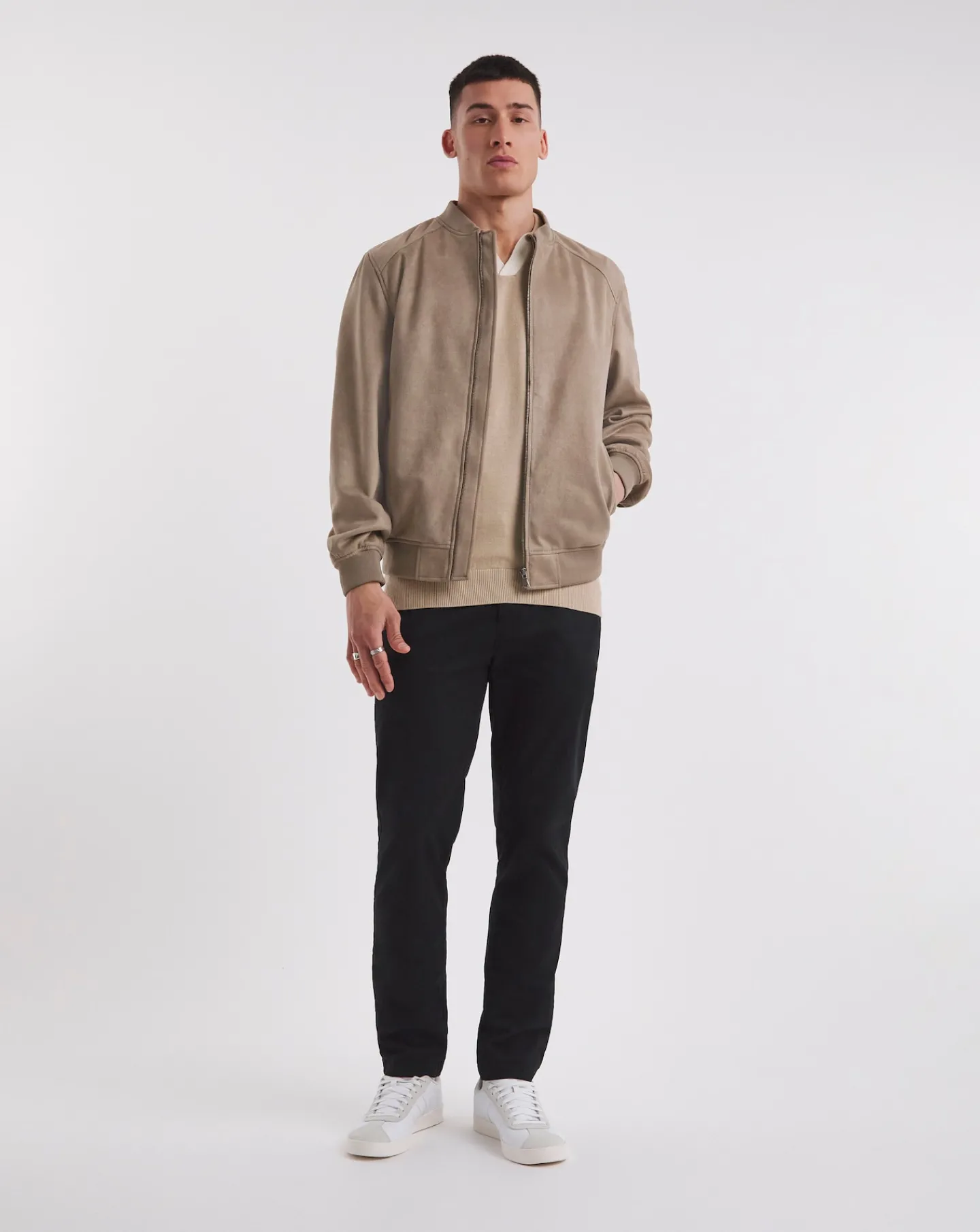 Jacamo Faux Suede Bomber