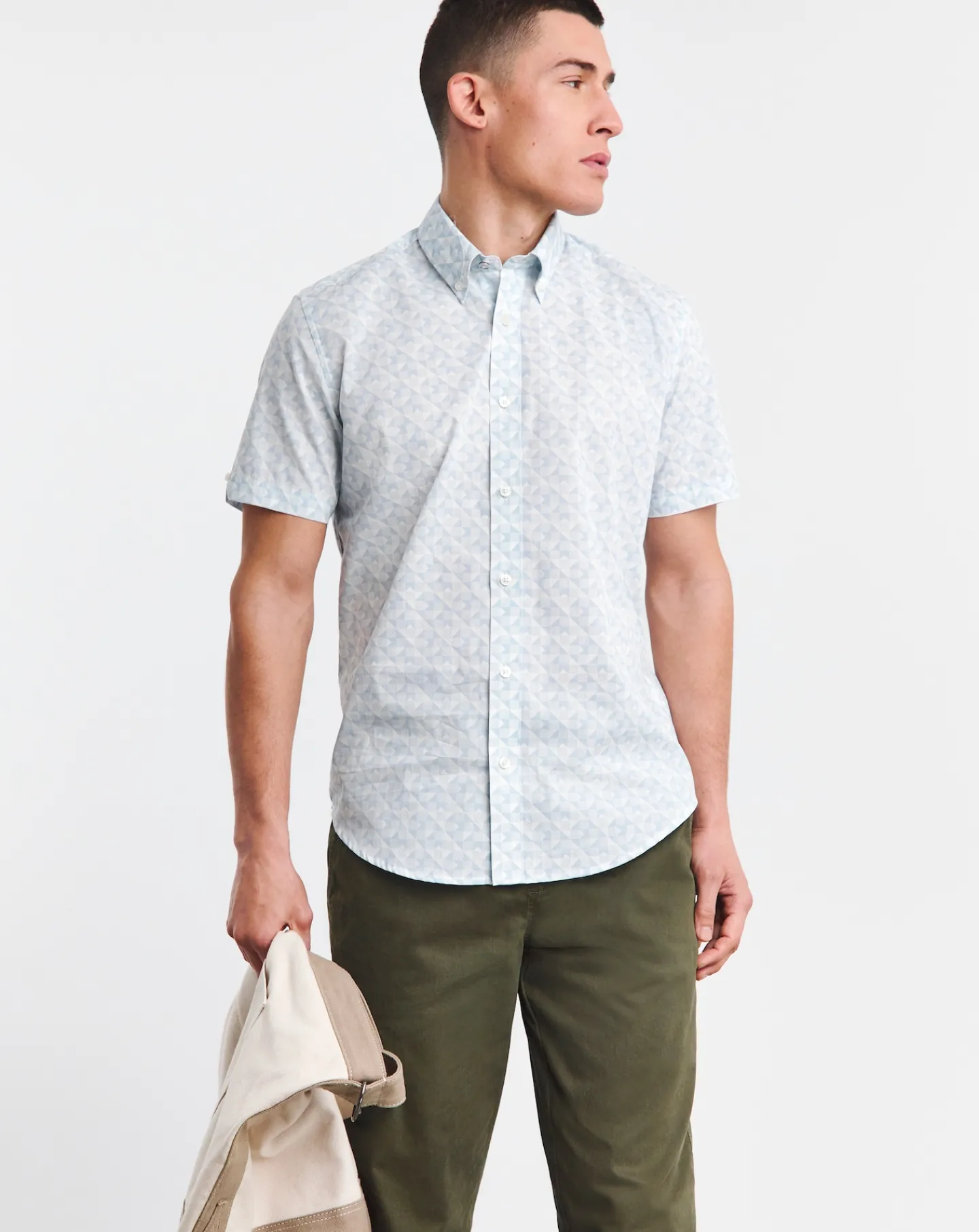 Ben Sherman Geo Print Short Sleeve Shirt