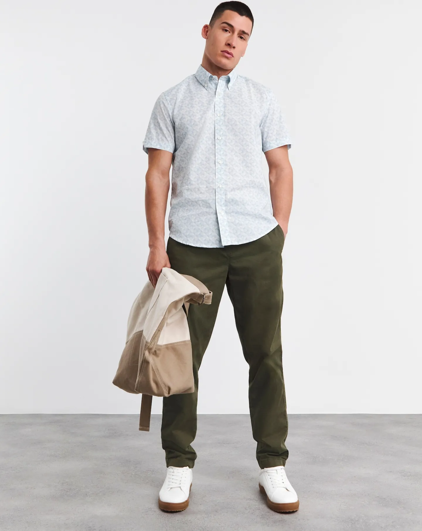 Ben Sherman Geo Print Short Sleeve Shirt