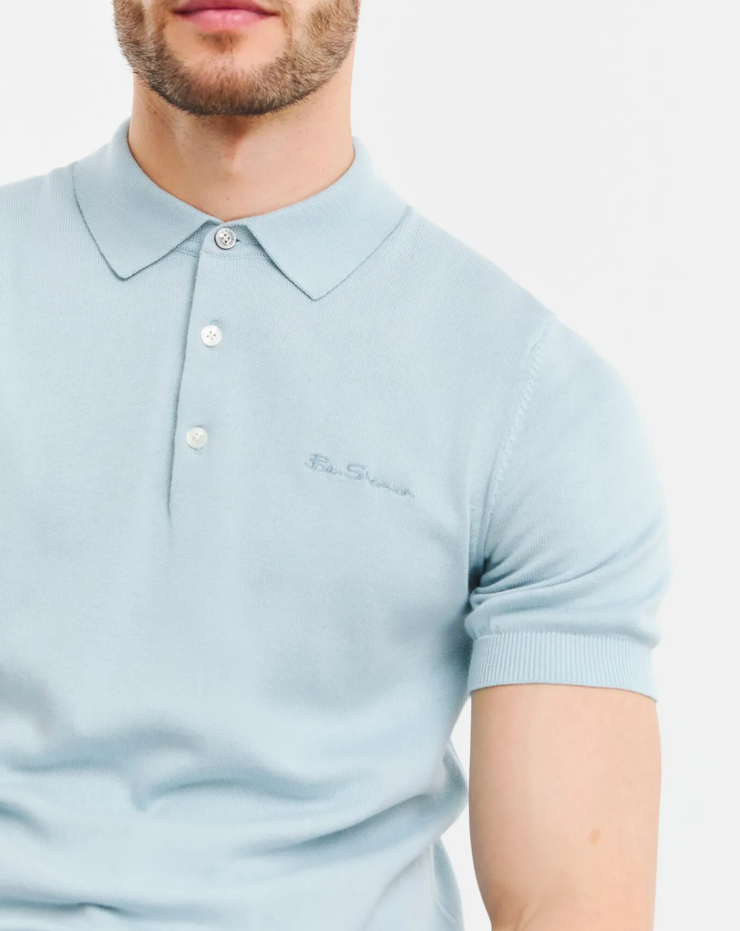 Ben Sherman Signature Knitted Short Sleeve Polo