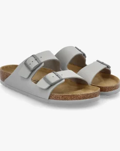 Birkenstock Mens Arizona Birko-Flor Coin Two Bar Mules Standard Width
